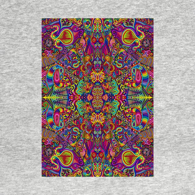 Psychedelic Abstract colourful work 128 by CallumHoare